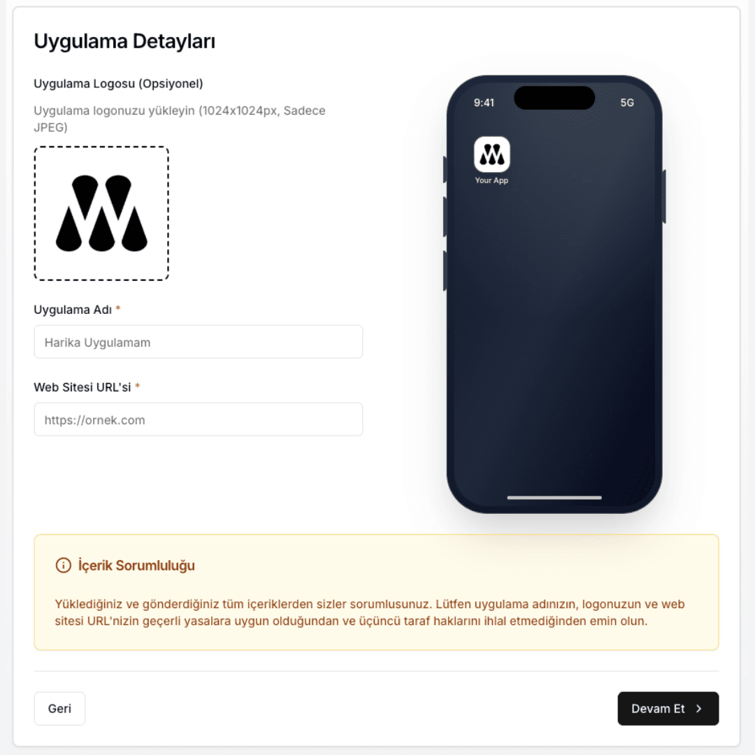 Web Siteni Bağla